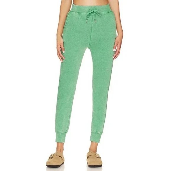 NWT WeWoreWhat Jogger Sweatpants Pockets Drawstring Jolly Green Size XS NEW $78 - Picture 1 of 11